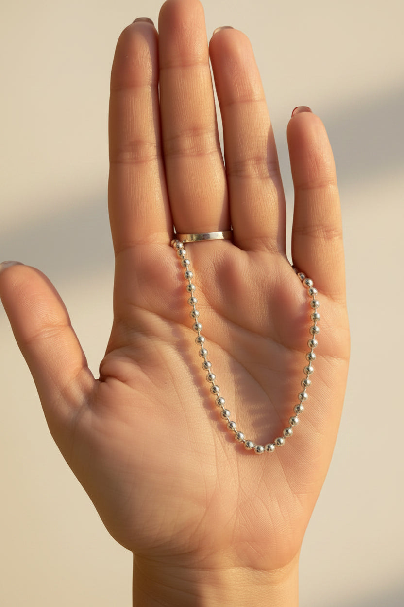 PULSERA SILVER DOTS