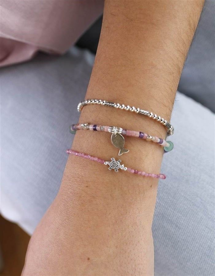 PULSERA TORTUGA PIDRAS NATURALES