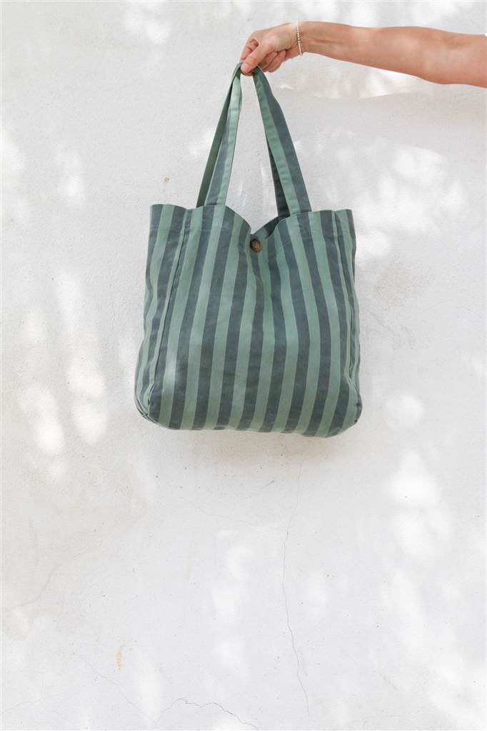 BOLSO STRIPES VERDE