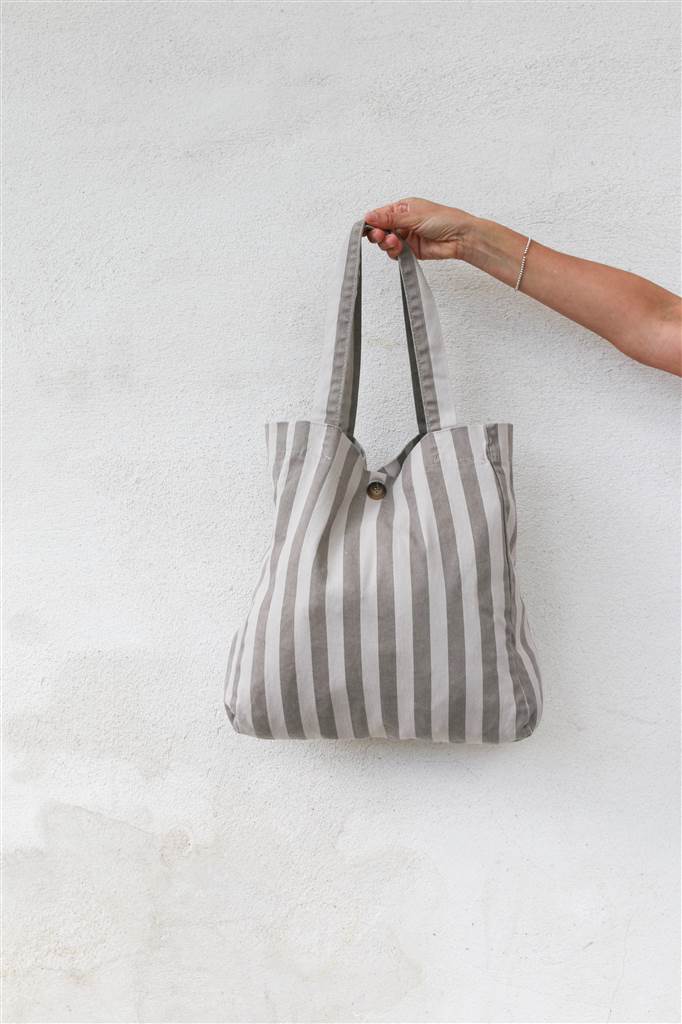BOLSO STRIPES BEIGE