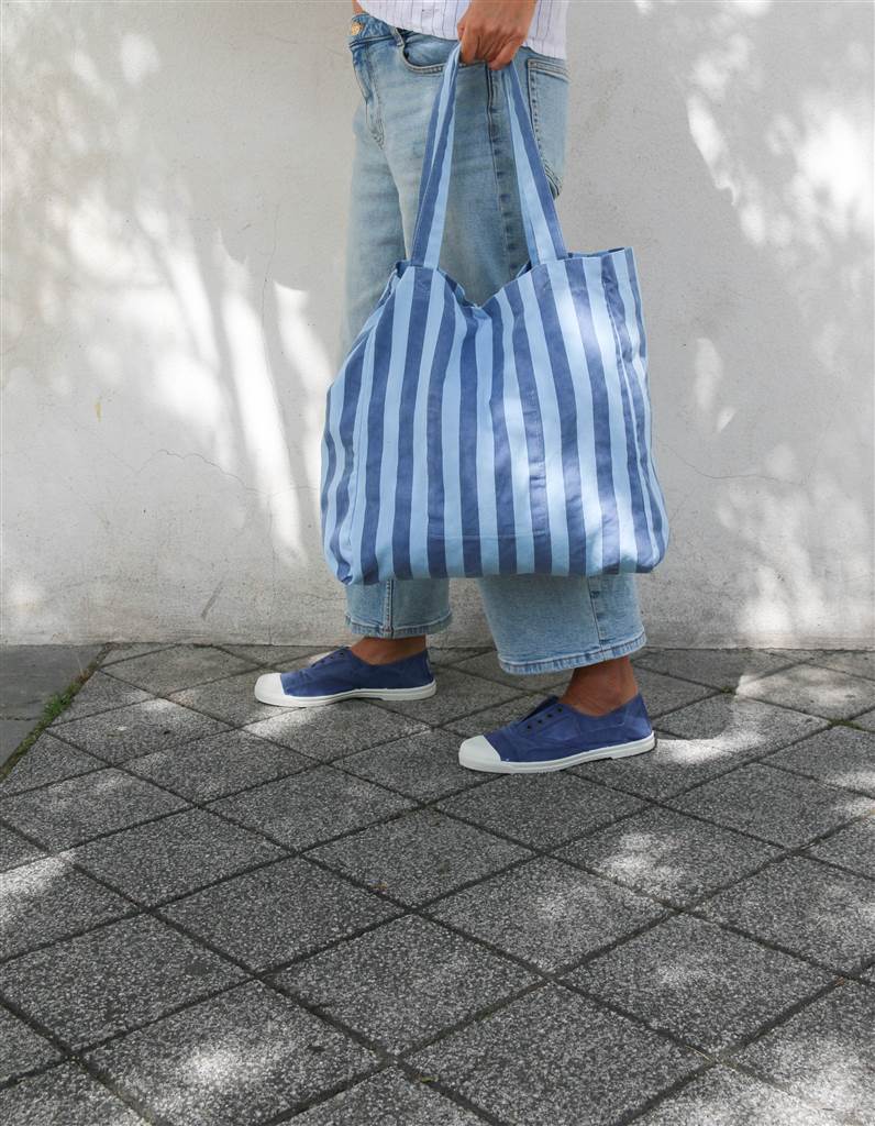 BOLSO STRIPES AZUL