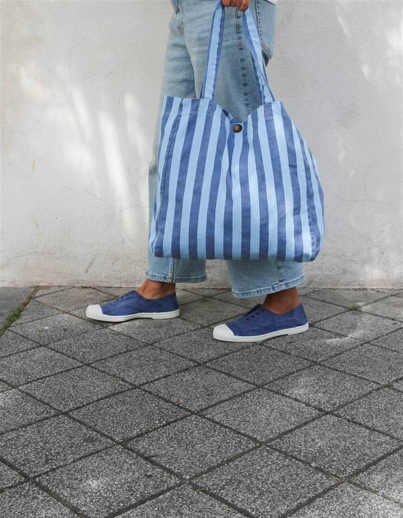 BOLSO STRIPES AZUL