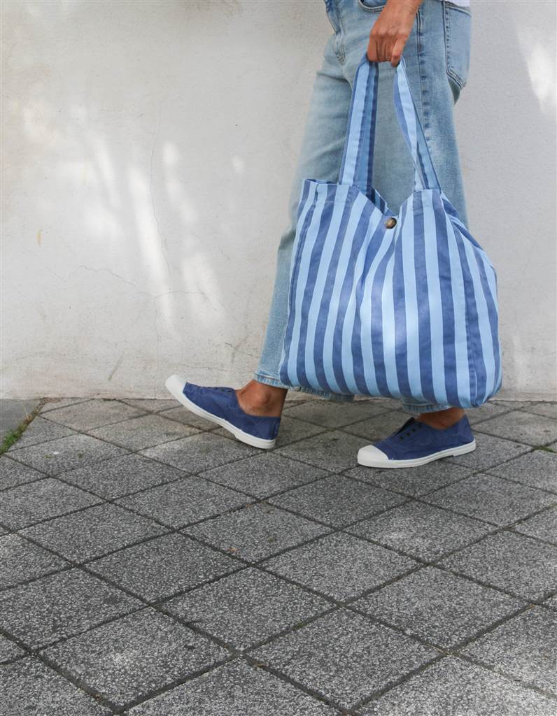 BOLSO STRIPES AZUL