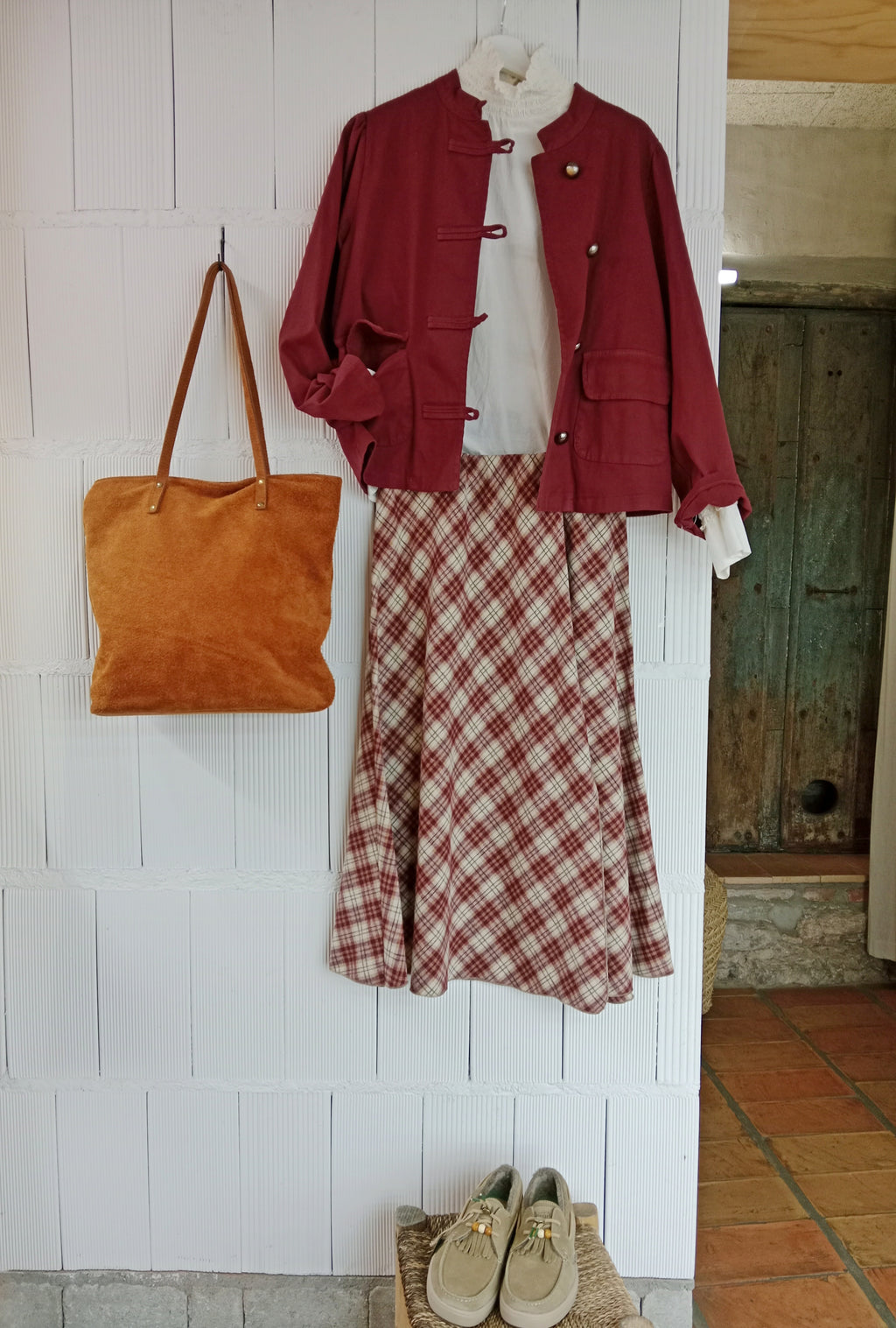FALDA ESCOCIA ROSE