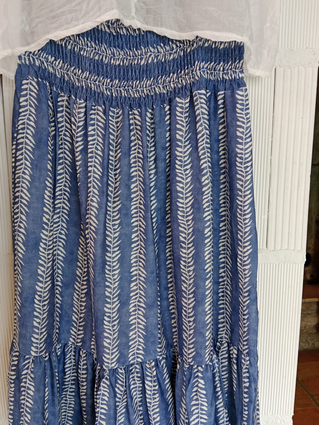 FALDA RAMILLETE BLUE