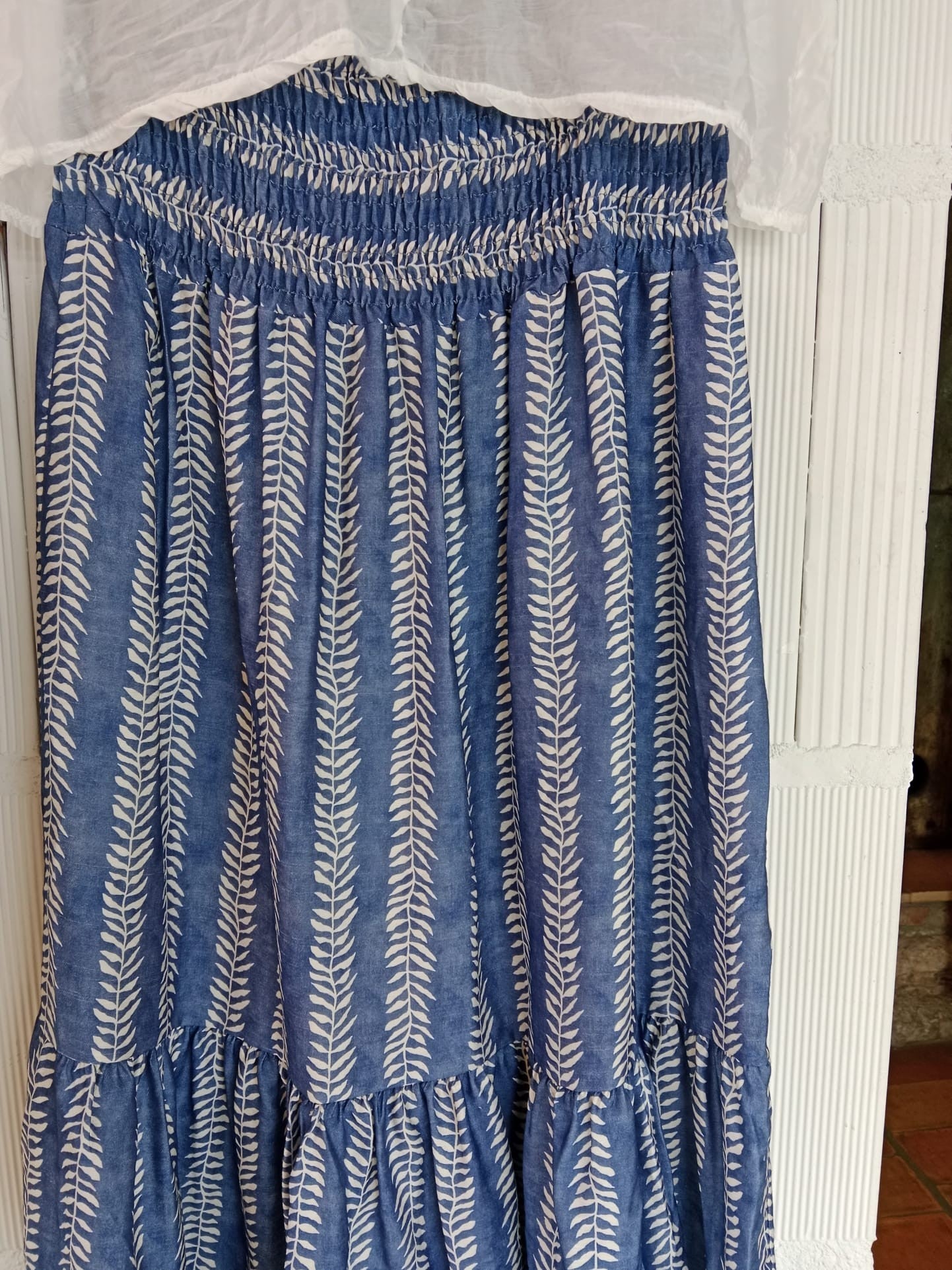FALDA RAMILLETE BLUE