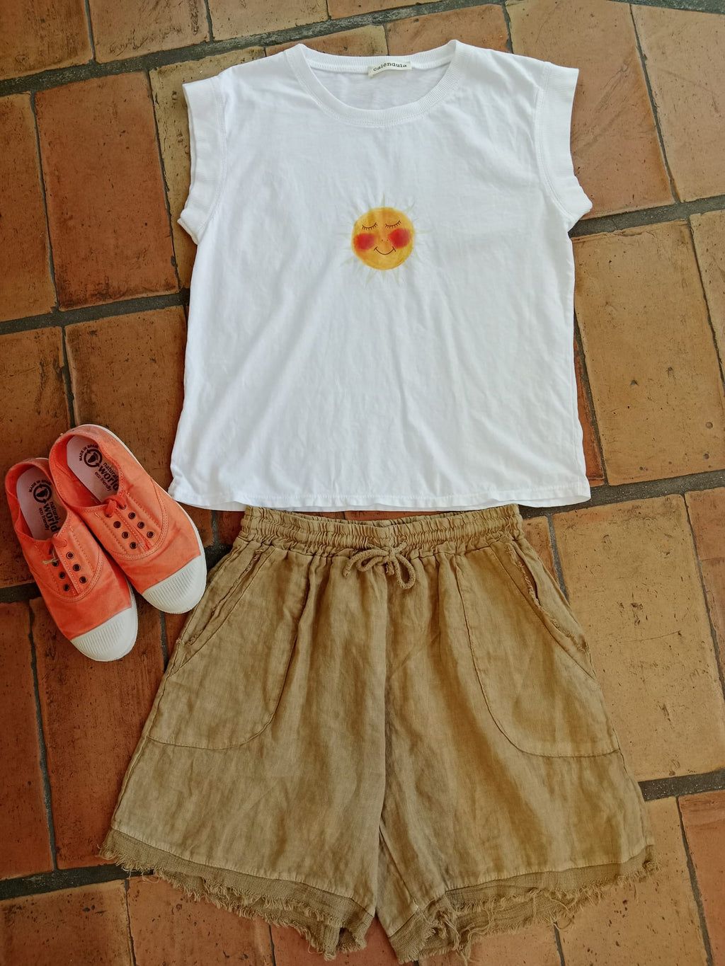PANTALÓN LiNO INÉS CAMEL