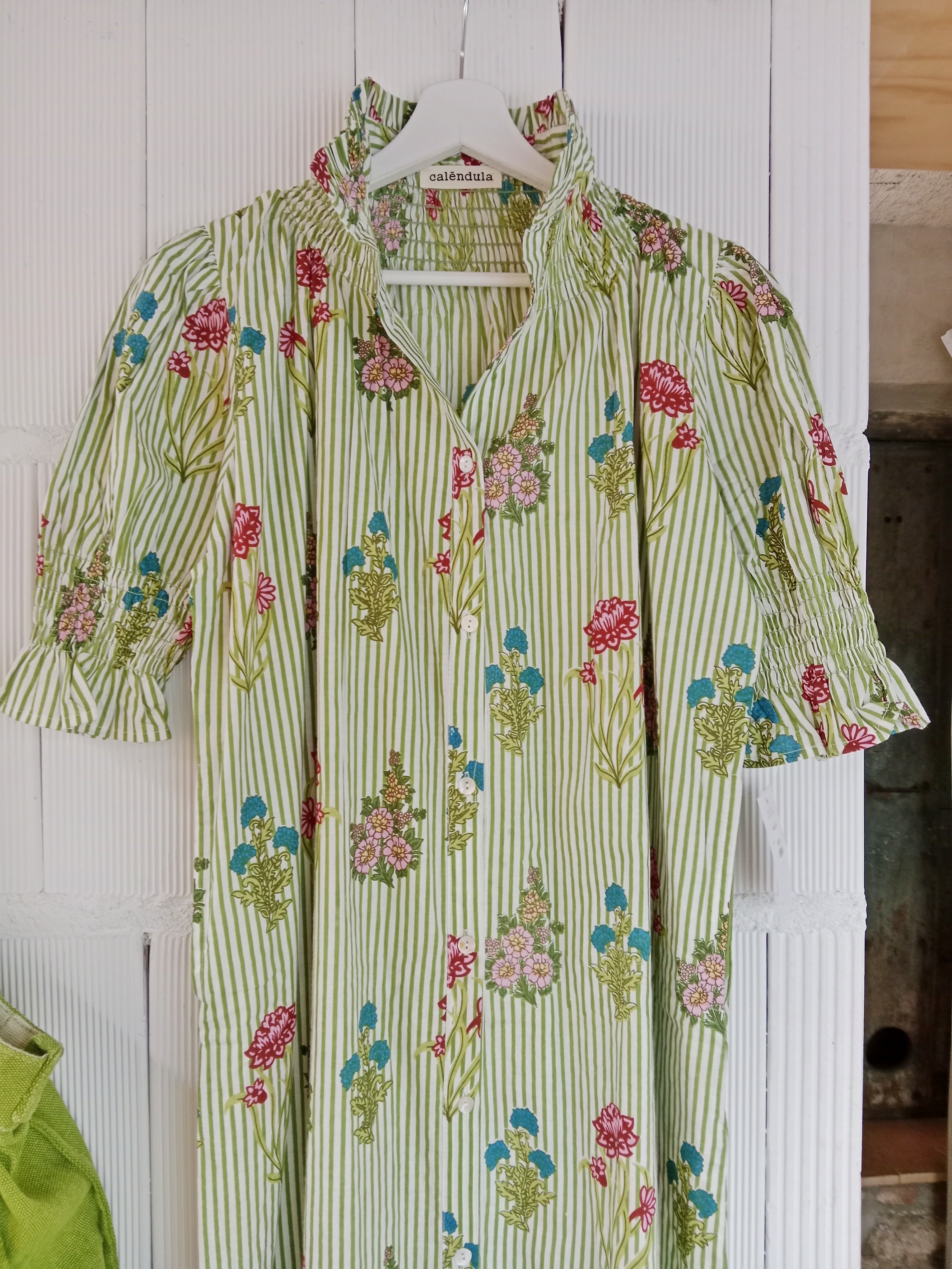 VESTIDO INDIA VERDE
