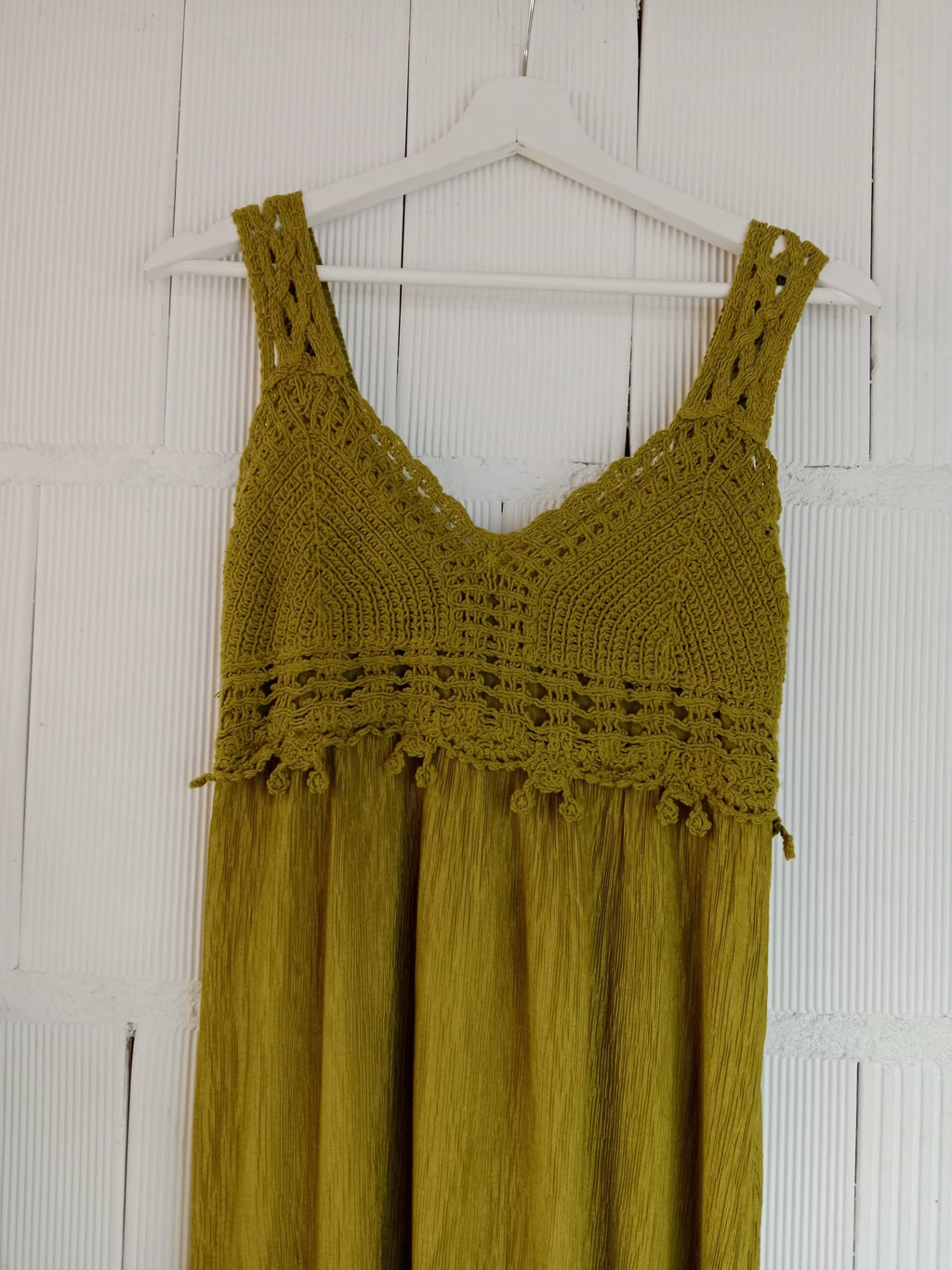 VESTIDO CROCHET OLIVA