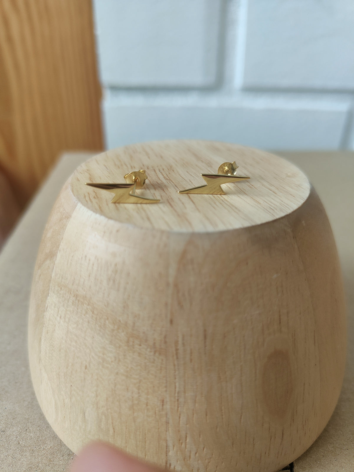 PENDIENTES RAYOS ORO