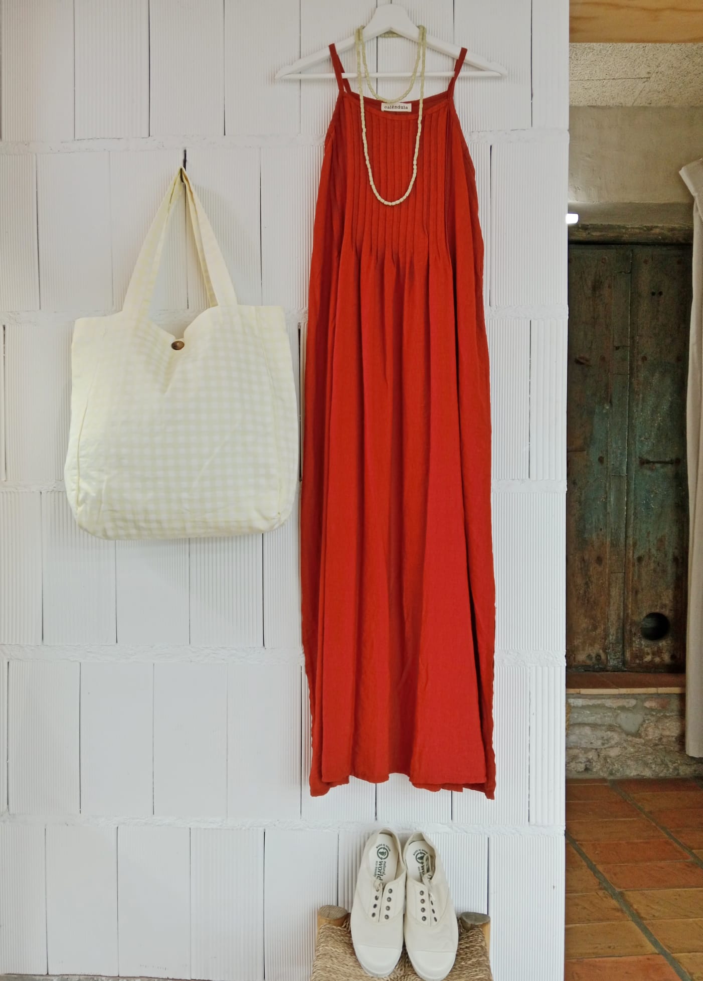 VESTIDO TIERRA TEJA