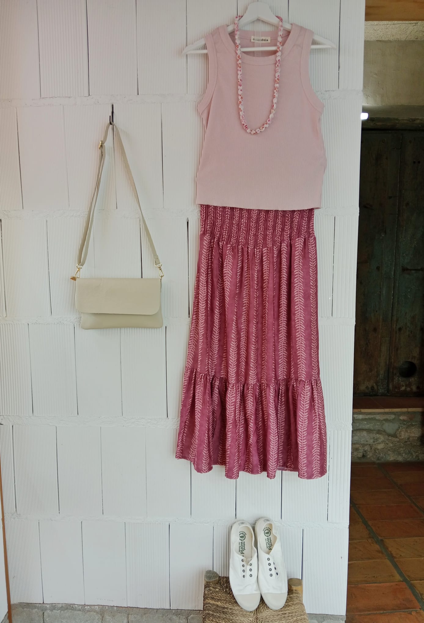 FALDA RAMILLETE ROSE