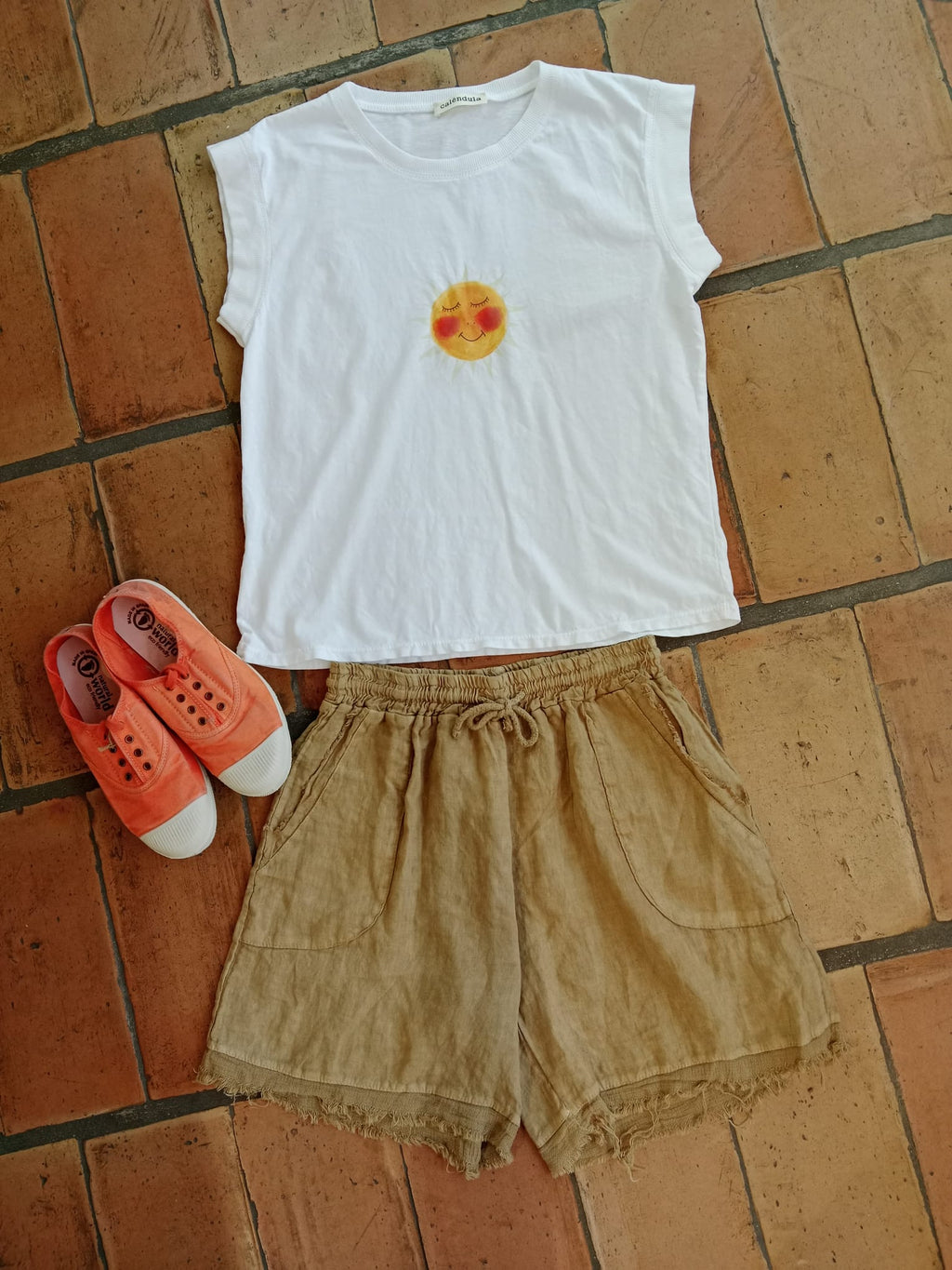 PANTALÓN LiNO INÉS CAMEL