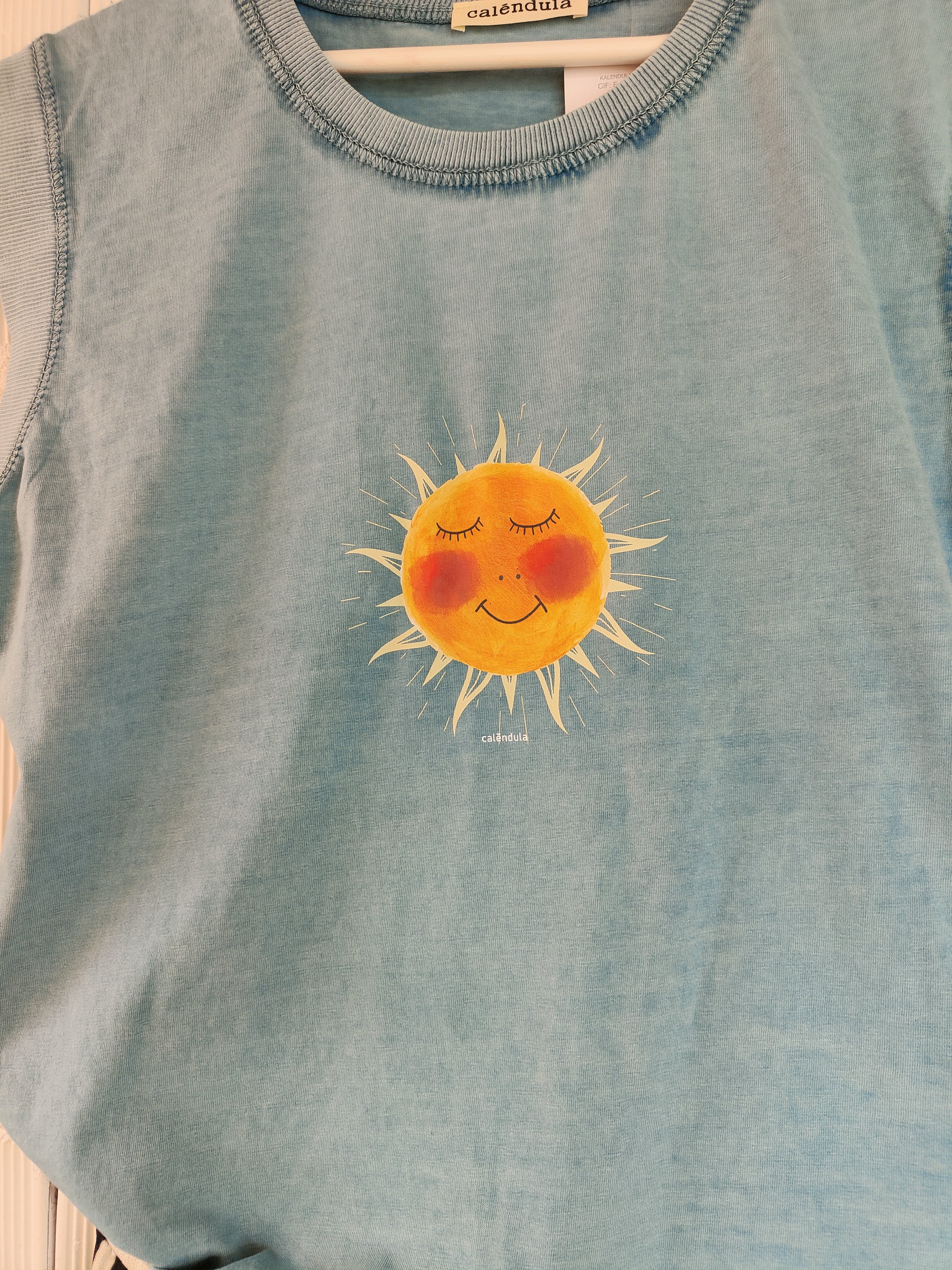 CAMISETA SOL AZUL