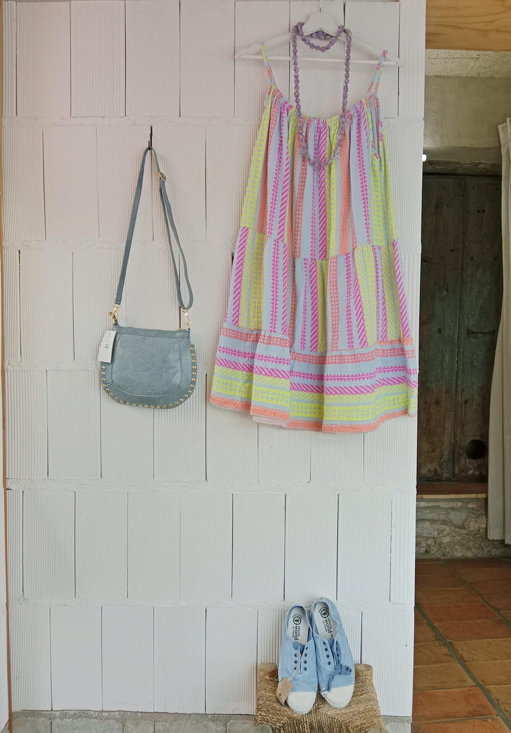 VESTIDO SICILIA AZUL