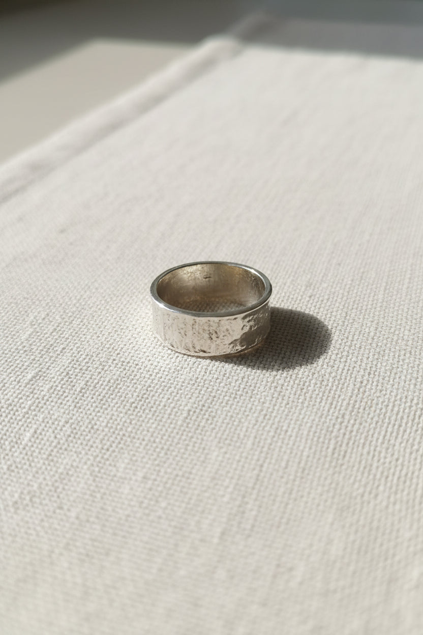 ANILLO TROQUELADO PLATA