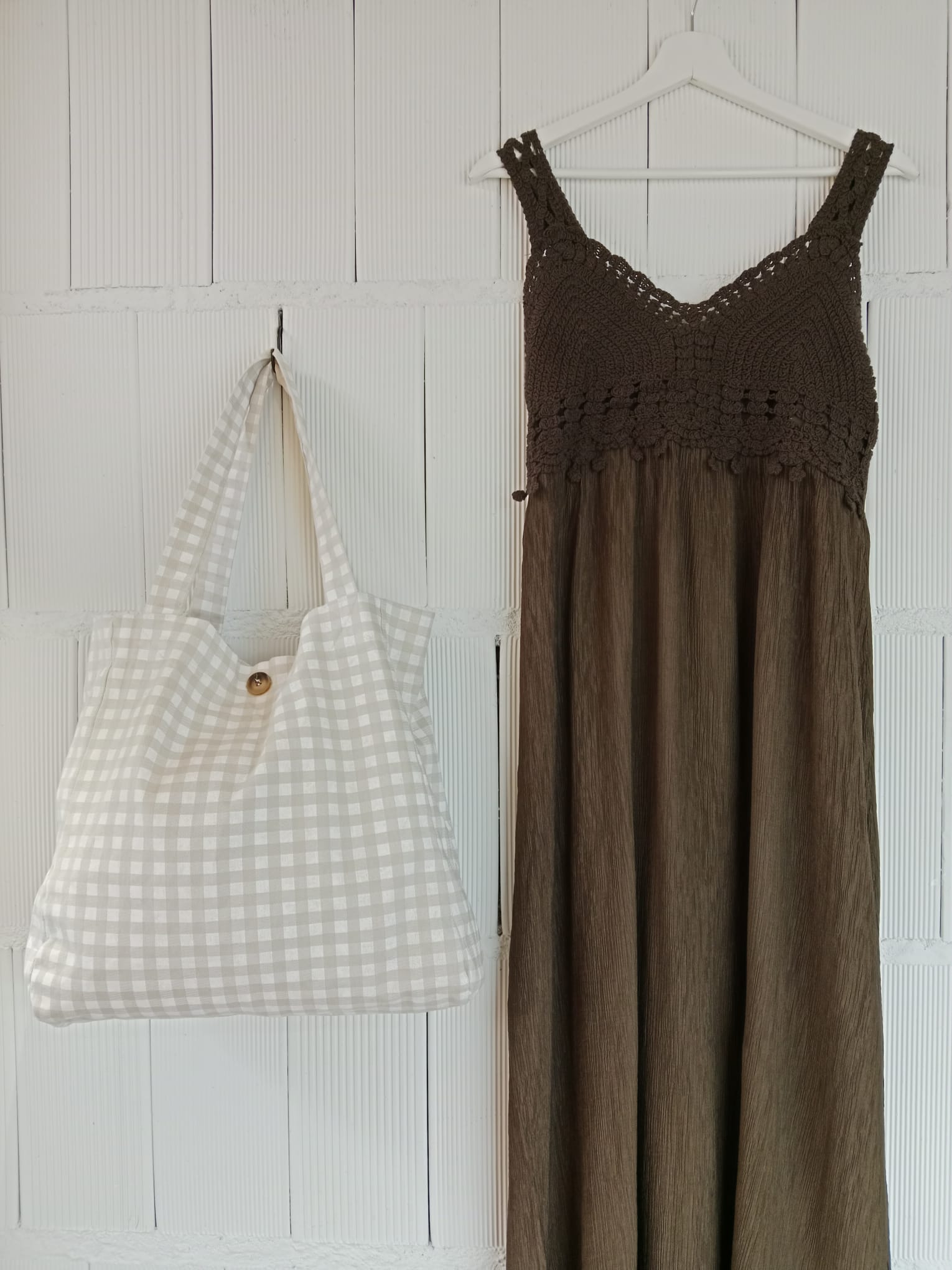 VESTIDO CROCHET CHOCOLATE