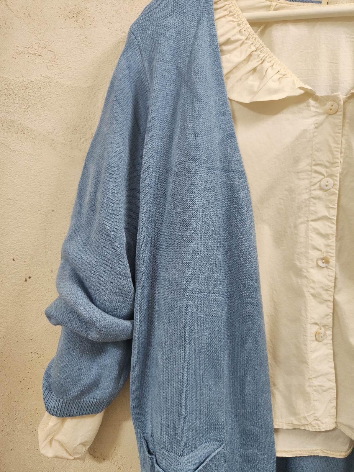 CHAQUETA LISA AZUL