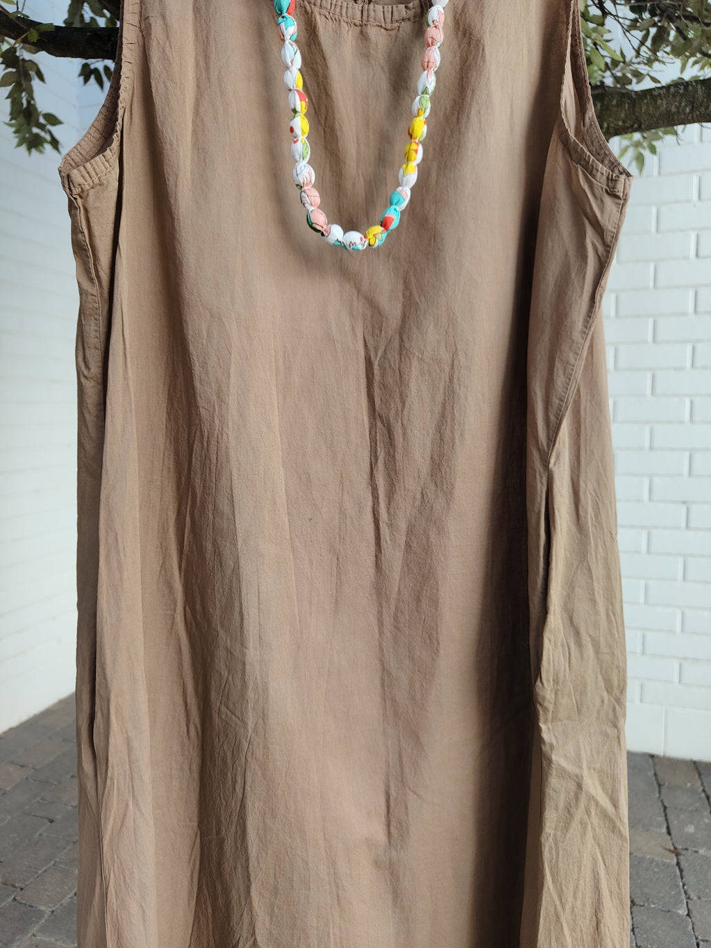 VESTIDO JAPO CAMEL