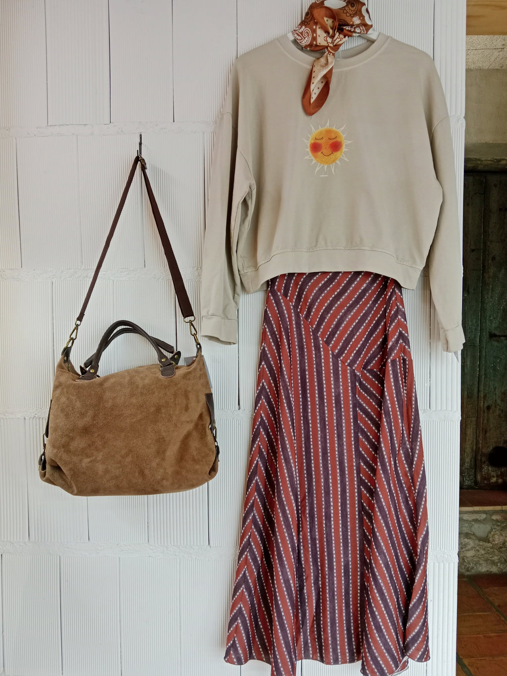 SUDADERA SOL BEIGE
