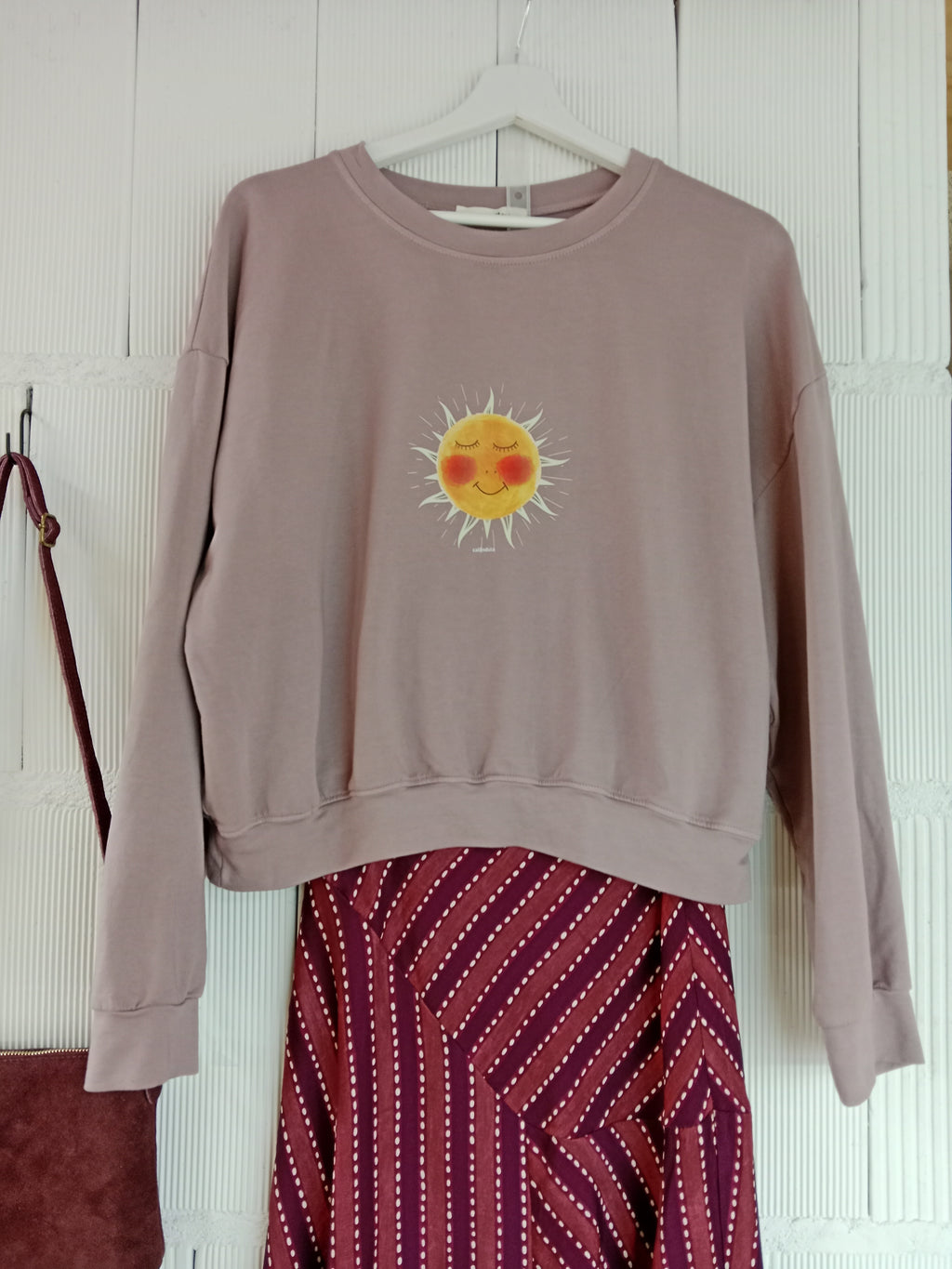 SUDADERA SOL LILA
