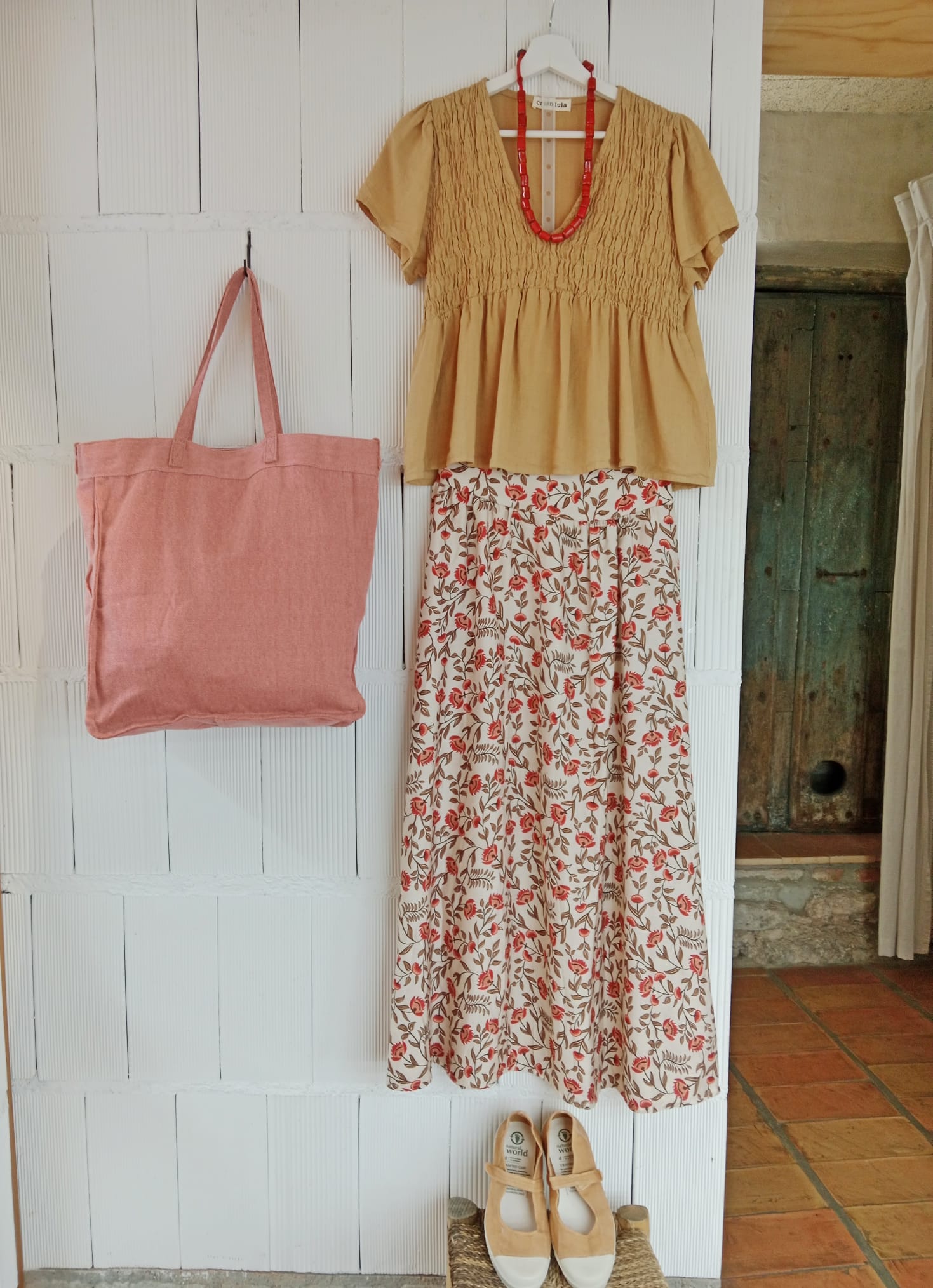 TOP BARDOT CAMEL