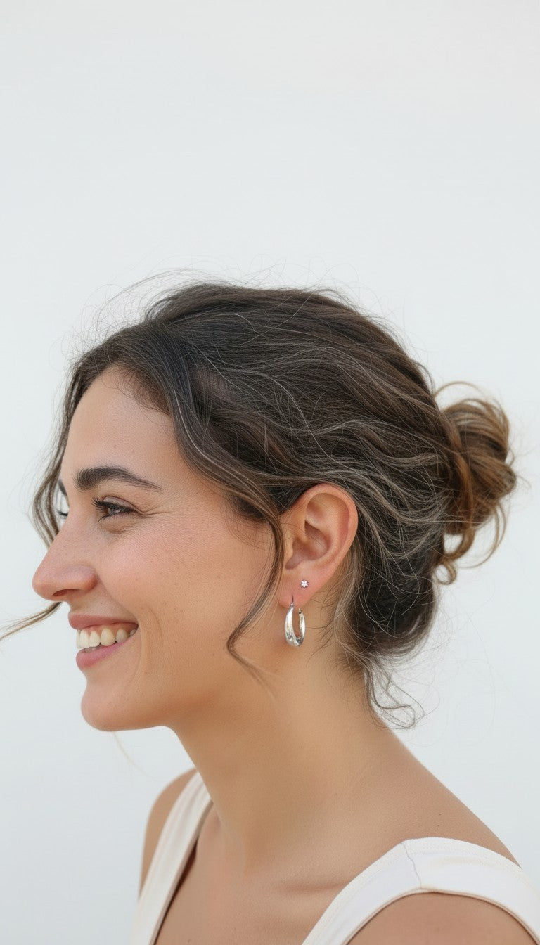 AROS LUNA PLATA