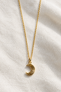 COLGANTE  LUNA CRECIENTE ORO
